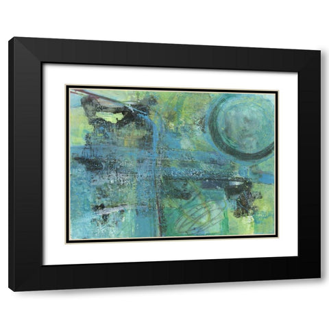 Envious Thoughts Black Modern Wood Framed Art Print with Double Matting by Haynes, Smith