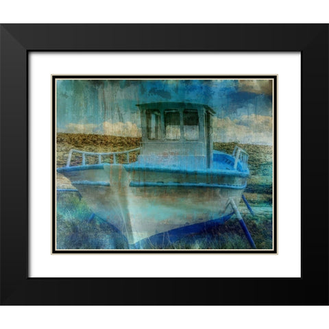 Deep Boating 2 Black Modern Wood Framed Art Print with Double Matting by Haynes, Smith