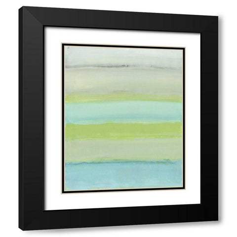 Rainforest Escape Black Modern Wood Framed Art Print with Double Matting by Haynes, Smith