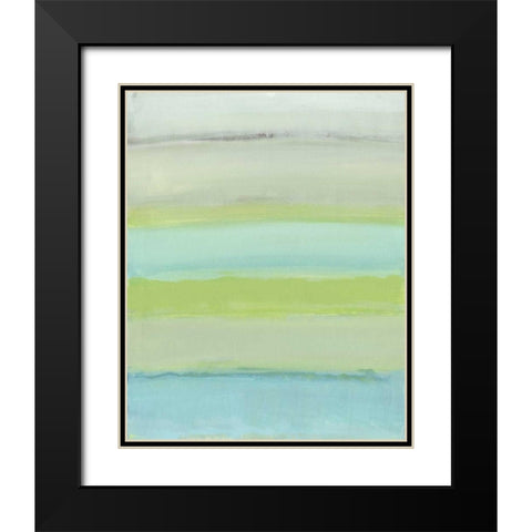 Rainforest Escape Black Modern Wood Framed Art Print with Double Matting by Haynes, Smith