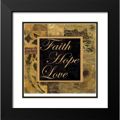 . Black Modern Wood Framed Art Print with Double Matting by Haynes, Smith