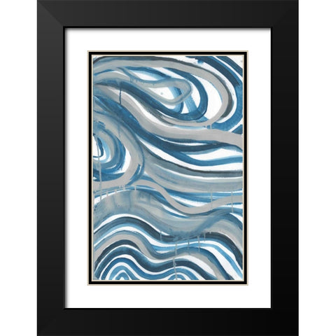Minerals 1 Black Modern Wood Framed Art Print with Double Matting by Haynes, Smith