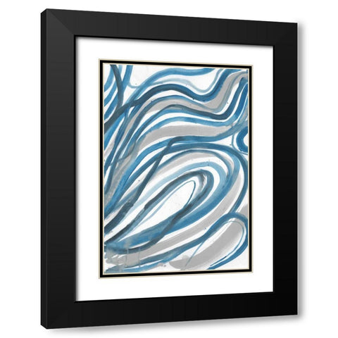 Minerals 2 Black Modern Wood Framed Art Print with Double Matting by Haynes, Smith