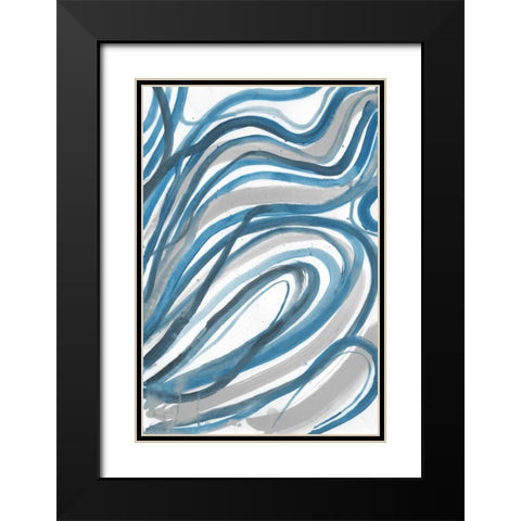 Minerals 2 Black Modern Wood Framed Art Print with Double Matting by Haynes, Smith