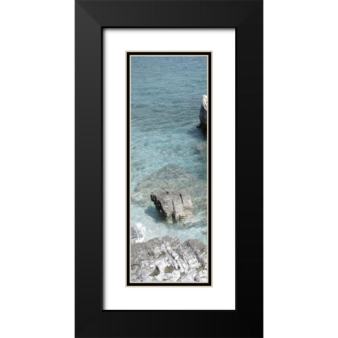 Hidden Paradise Black Modern Wood Framed Art Print with Double Matting by Lewis, Sheldon