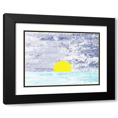Somewhere In The Distance Black Modern Wood Framed Art Print with Double Matting by Lewis, Sheldon