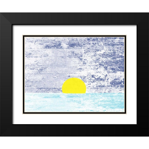 Somewhere In The Distance Black Modern Wood Framed Art Print with Double Matting by Lewis, Sheldon