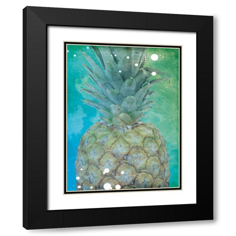 Tropical Pine Black Modern Wood Framed Art Print with Double Matting by Lewis, Sheldon