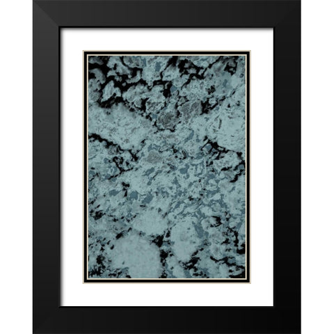 Pure Abstract 2 Black Modern Wood Framed Art Print with Double Matting by Lewis, Sheldon