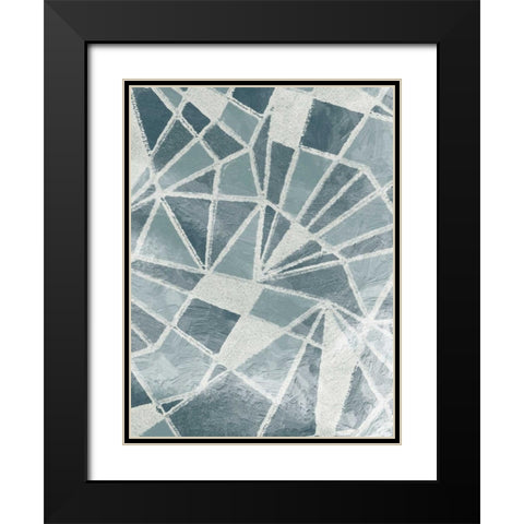 Pure Contemporary 1 Black Modern Wood Framed Art Print with Double Matting by Lewis, Sheldon