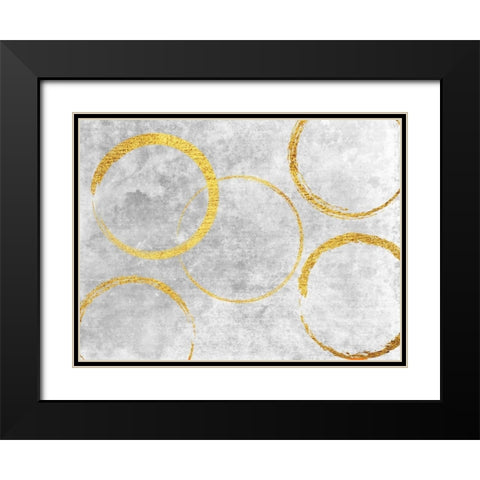 In The Loop Black Modern Wood Framed Art Print with Double Matting by Lewis, Sheldon