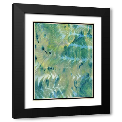 Deep In TheTropic 2 Black Modern Wood Framed Art Print with Double Matting by Lewis, Sheldon