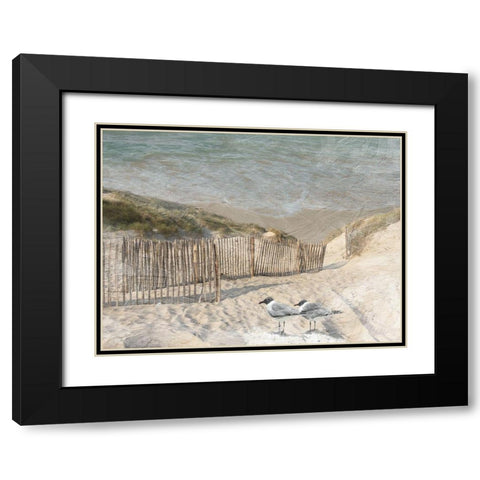 Grenville Bay 1 Black Modern Wood Framed Art Print with Double Matting by Lewis, Sheldon