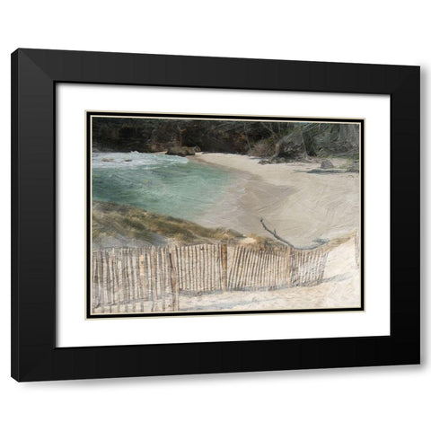 Grenville Bay 2 Black Modern Wood Framed Art Print with Double Matting by Lewis, Sheldon
