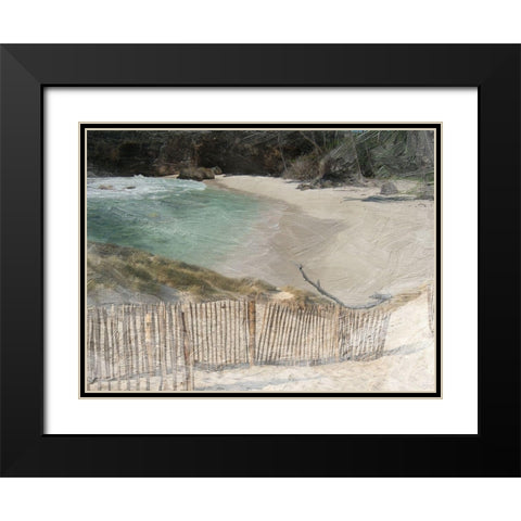 Grenville Bay 2 Black Modern Wood Framed Art Print with Double Matting by Lewis, Sheldon