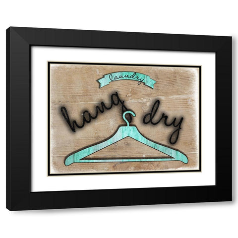 Hang Dry Black Modern Wood Framed Art Print with Double Matting by Lewis, Sheldon