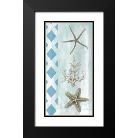 Tranquility Black Modern Wood Framed Art Print with Double Matting by Lewis, Sheldon