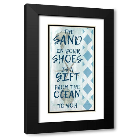 Sandy Gift Black Modern Wood Framed Art Print with Double Matting by Lewis, Sheldon
