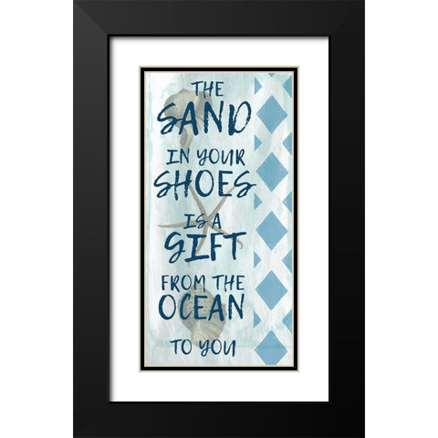 Sandy Gift Black Modern Wood Framed Art Print with Double Matting by Lewis, Sheldon