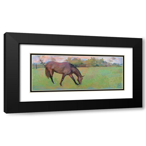 Miss Temple 1 Black Modern Wood Framed Art Print with Double Matting by Butcher, Sarah