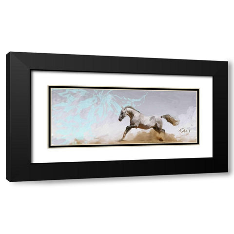 Free Rein 2 Black Modern Wood Framed Art Print with Double Matting by Butcher, Sarah