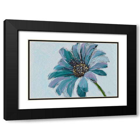 Daisy Crazy 2 Black Modern Wood Framed Art Print with Double Matting by Butcher, Sarah