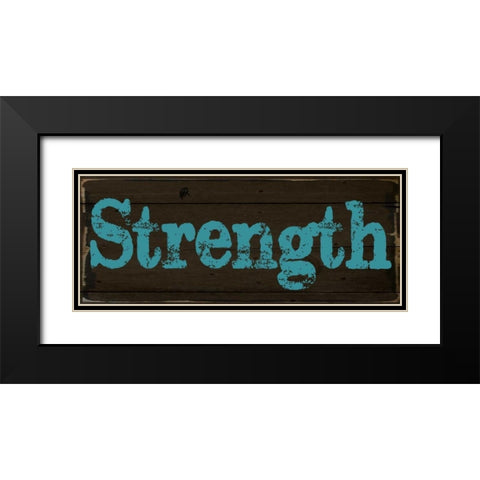 Strength 2 Black Modern Wood Framed Art Print with Double Matting by Greene, Taylor