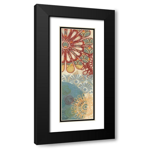 FLORA TRANCE VI Black Modern Wood Framed Art Print with Double Matting by Greene, Taylor