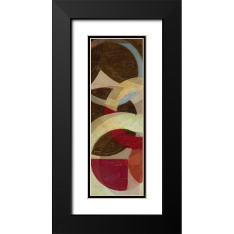 HALO WEAVE III Black Modern Wood Framed Art Print with Double Matting by Greene, Taylor
