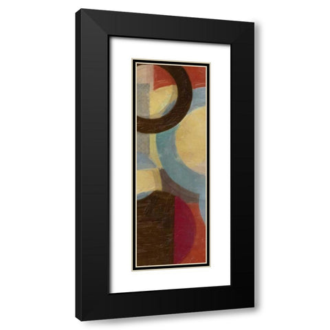 HALO WEAVE V Black Modern Wood Framed Art Print with Double Matting by Greene, Taylor