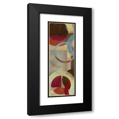 HALO WEAVE VI Black Modern Wood Framed Art Print with Double Matting by Greene, Taylor