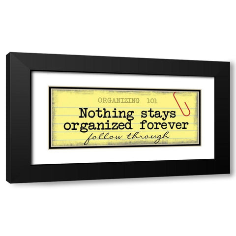 Follow Through Black Modern Wood Framed Art Print with Double Matting by Greene, Taylor