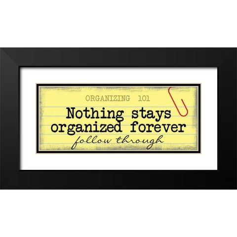 Follow Through Black Modern Wood Framed Art Print with Double Matting by Greene, Taylor
