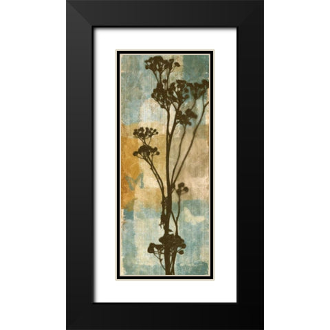 BOTANICAL BEAUTY I Black Modern Wood Framed Art Print with Double Matting by Greene, Taylor