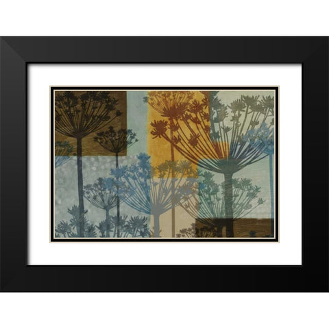 SUMMER BREEZE Black Modern Wood Framed Art Print with Double Matting by Greene, Taylor
