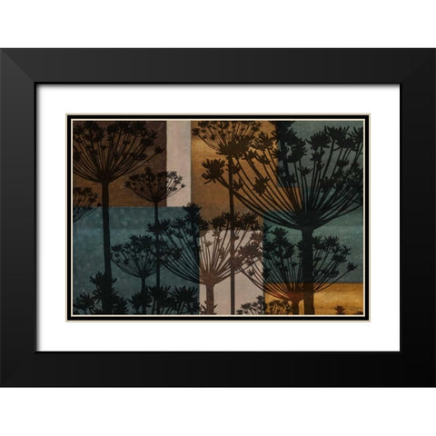SUMMER BREEZE II Black Modern Wood Framed Art Print with Double Matting by Greene, Taylor