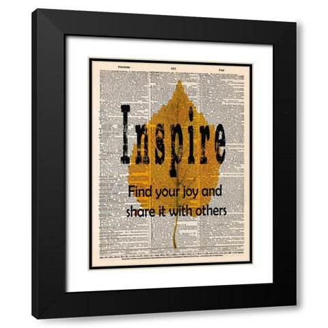 INSPIRE Black Modern Wood Framed Art Print with Double Matting by Greene, Taylor
