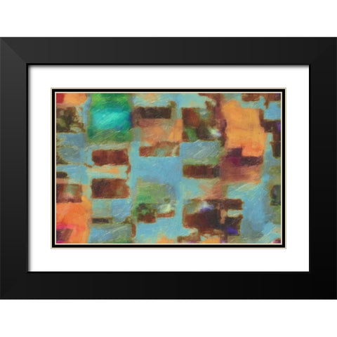 SPECTRUM Black Modern Wood Framed Art Print with Double Matting by Greene, Taylor