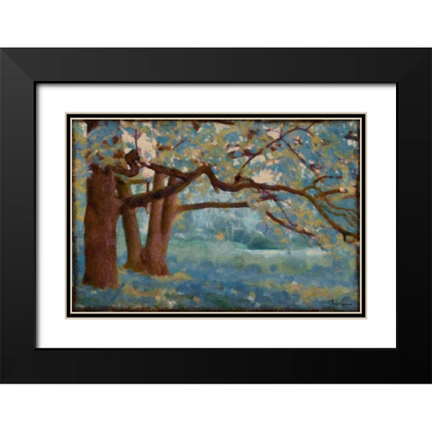 Azure Landscape  Black Modern Wood Framed Art Print with Double Matting by Greene, Taylor