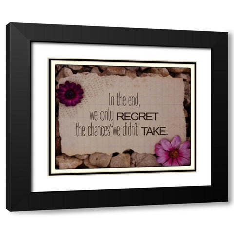 In The End Black Modern Wood Framed Art Print with Double Matting by Greene, Taylor