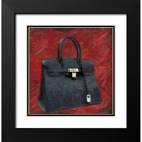 Fashion Bag Black Modern Wood Framed Art Print with Double Matting by Greene, Taylor