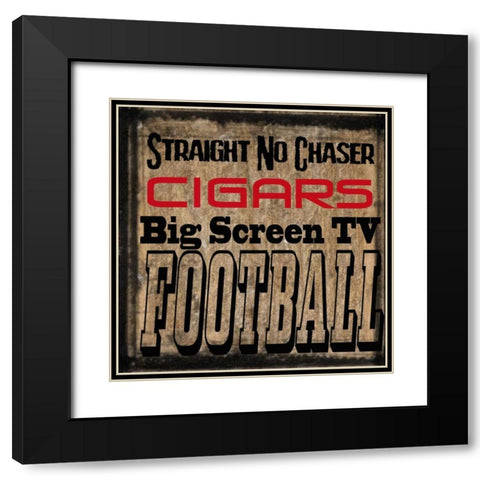 Mancave 2 Black Modern Wood Framed Art Print with Double Matting by Greene, Taylor