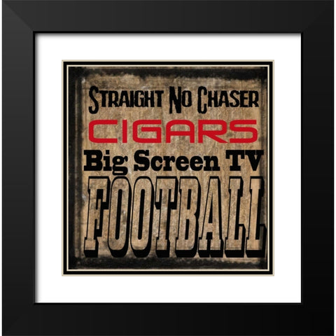 Mancave 2 Black Modern Wood Framed Art Print with Double Matting by Greene, Taylor