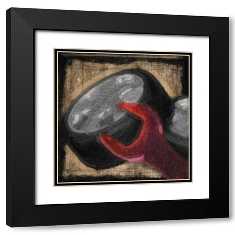 Mancave 9 Black Modern Wood Framed Art Print with Double Matting by Greene, Taylor