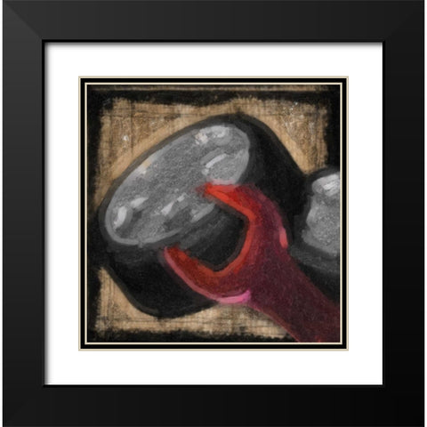 Mancave 9 Black Modern Wood Framed Art Print with Double Matting by Greene, Taylor