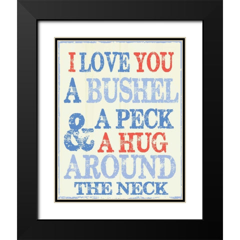 A Peck Black Modern Wood Framed Art Print with Double Matting by Greene, Taylor