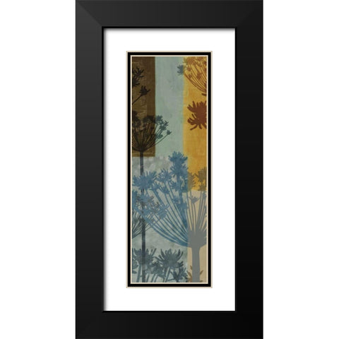 SUMMER BREEZE B Black Modern Wood Framed Art Print with Double Matting by Greene, Taylor