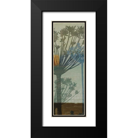 SUMMER BREEZE D Black Modern Wood Framed Art Print with Double Matting by Greene, Taylor