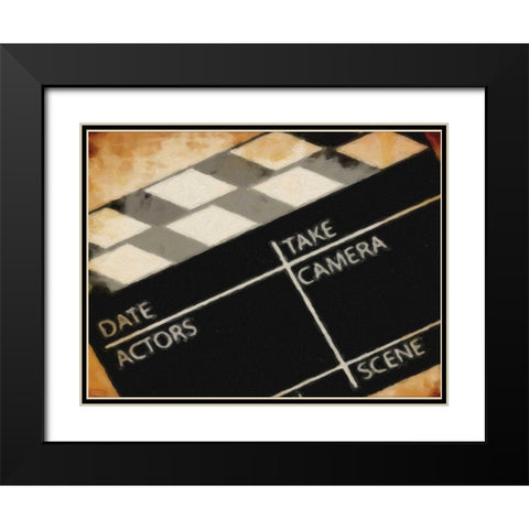 Scene Black Modern Wood Framed Art Print with Double Matting by Greene, Taylor