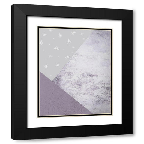 Purple Mountains 3 Black Modern Wood Framed Art Print with Double Matting by Urban Epiphany